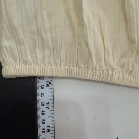 J.Crew S Womens Halter Top Cream Airy Gauze Travel Summer Resort Breathable - Picture 9 of 10